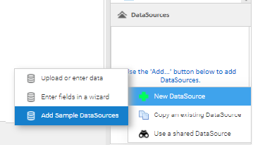 add sample datasources